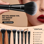 Black Makeup Brushes Set — image 5