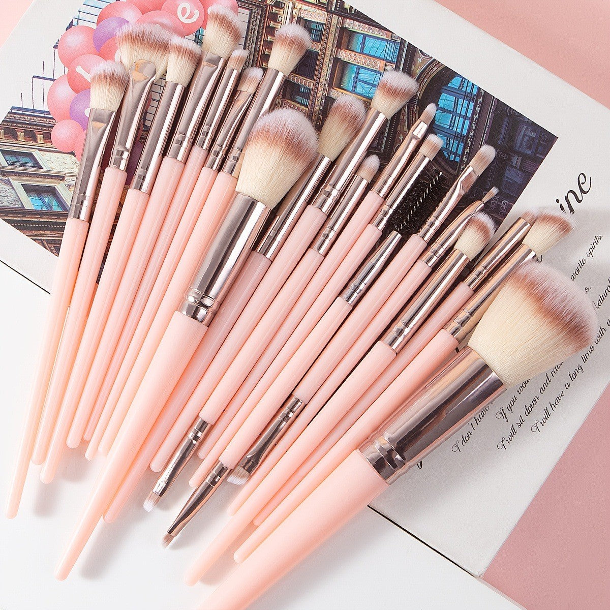 Black Makeup Brushes Set