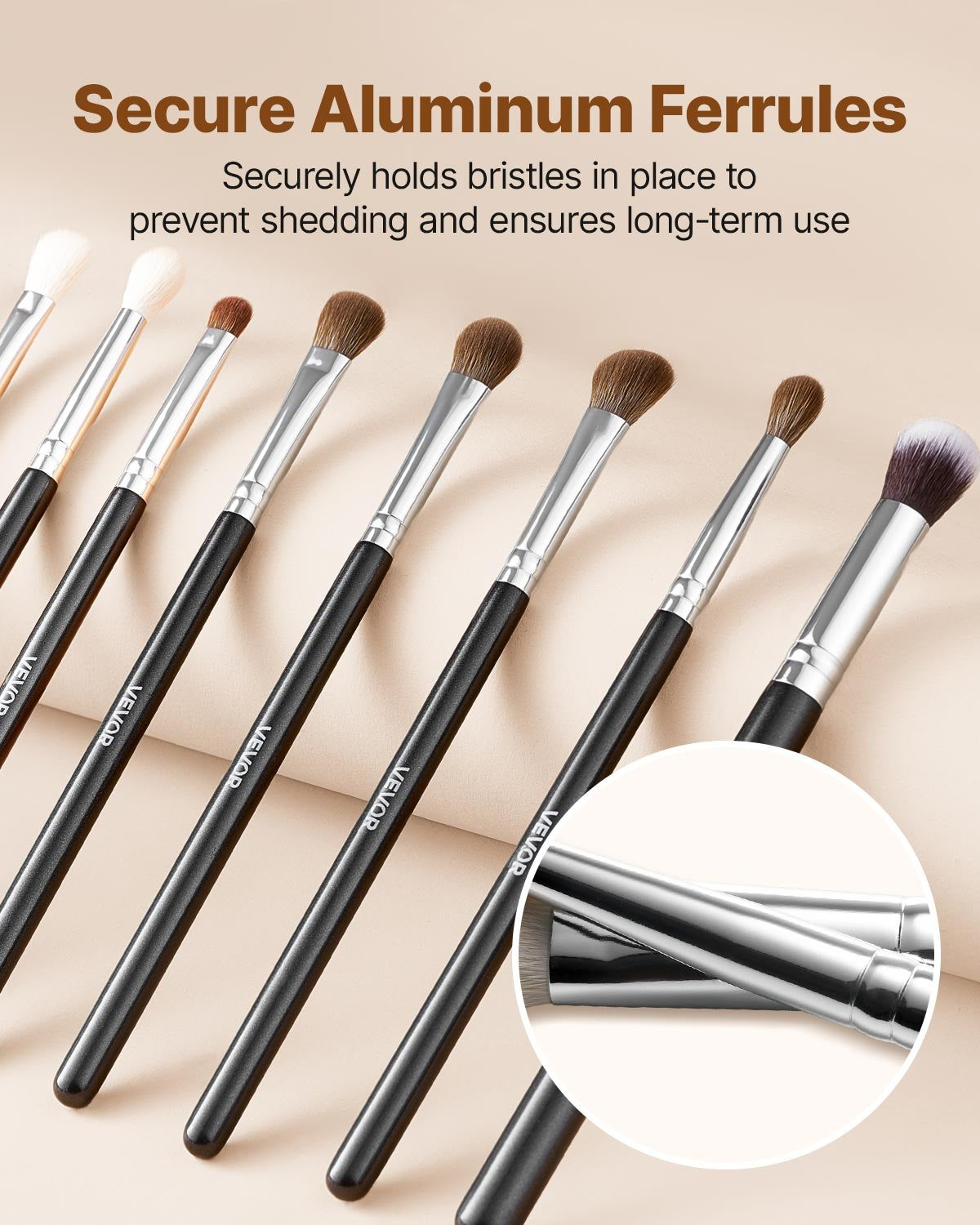 Maange 13pcs Makeup Brush Set with Cosmetic Bag — image 4