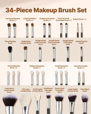 Maange 13pcs Makeup Brush Set with Cosmetic Bag — image 2